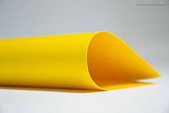 Материал тентовий ПВХ 650 г/м2, матеріал тентовий, жовтий
