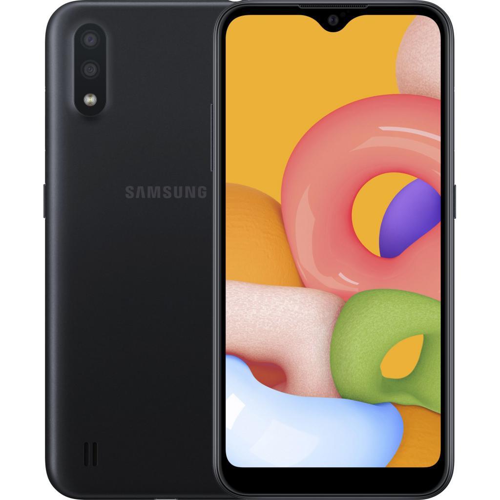 Смартфон Samsung Galaxy A01 2/16Gb Black (A015F), фото 1