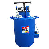 Автоклав універсальний для домашнього консервування електрика або газ на 14 літрових банок, фото 5