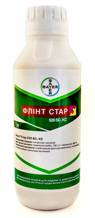 Купить Фунгицид Флинт Стар 520 SC КС [1л] (Bayer), цена 1868.66 грн ...