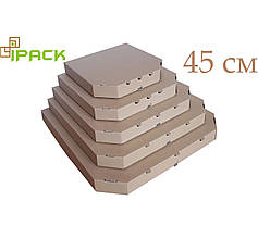 Коробка для піци 45 см бура 450х450х40 мм