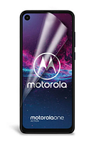 Гідрогелева захисна плівка на Motorola One Action на весь екран прозора