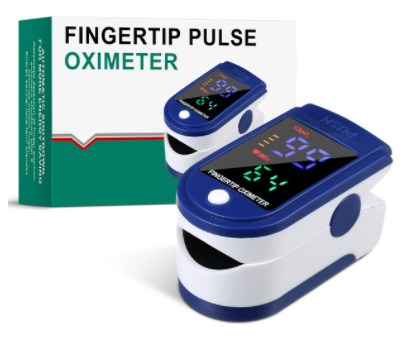 Пальчиковий оксиметр, монітор насичення киснем, прилад для вимірювання насиченості крові киснем, фото 2