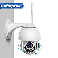 Внешняя поворотная IP WiFi Onvif камера Unitoptek XMW-N01 1080P. iCSee