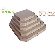 Коробка для піци 50 см бура 500*500*40 мм