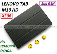 Черный чехол смарт Safebook на силиконе для Lenovo Tab M10 HD tb-x306f 306x Platinum Grey (2nd GEN)