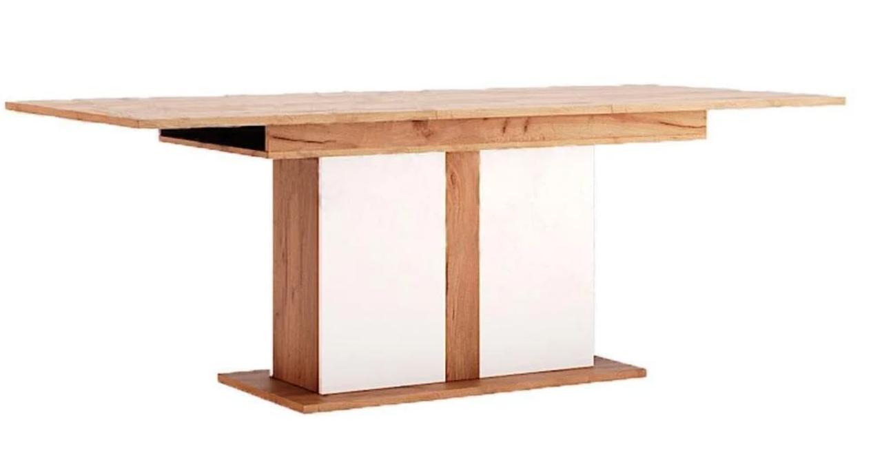 Стол обеденный Раздвижной Трансформер 1500х900 Асти Дуб крафт/Белый ...