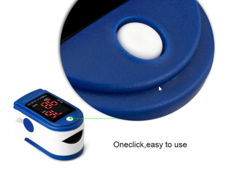 Пульсоксиметр Пальчиковый портативный, прибор для измерения пульса и уровня кислорода в крови, SPO2 - фото 9 - id-p222963366