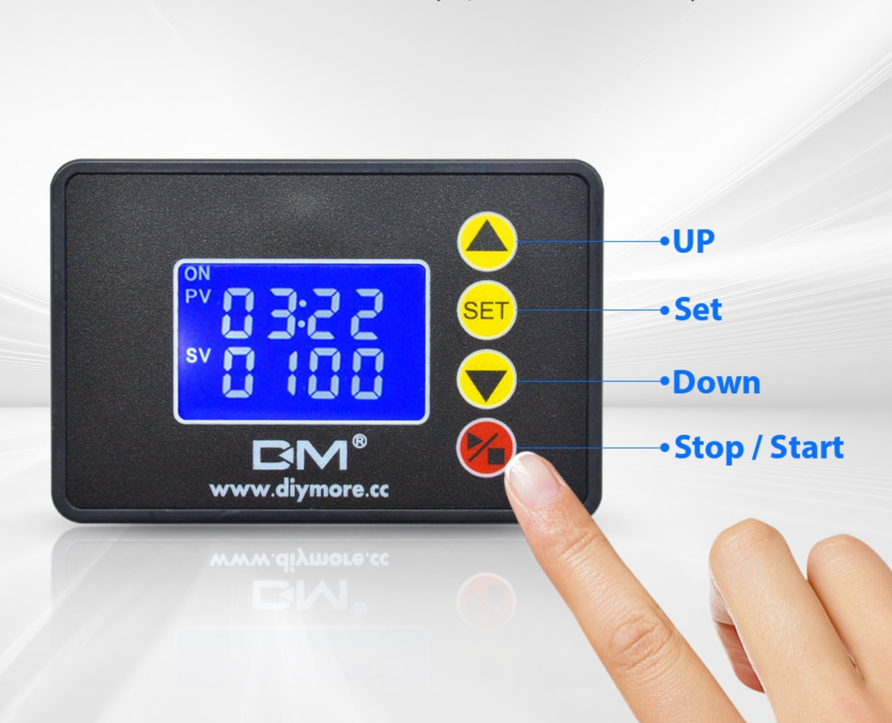 Цифровое Реле Времени 220В 10А, Реле Задержки Времени, Электронный ...