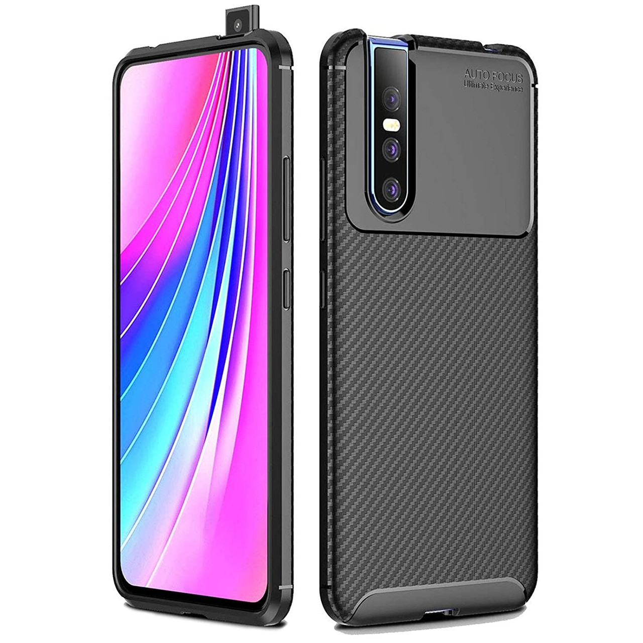 Чохол Carbon Case для Vivo V15 Pro / S1 Pro Black