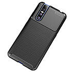 Чохол Carbon Case для Vivo V15 Pro / S1 Pro Black, фото 6