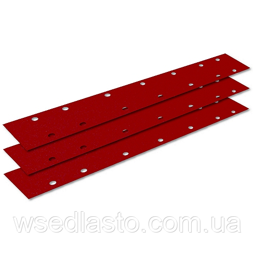 CF Red Film Смужка абразивна 70х420 мм на пластиковій основі/14 відв. P320 (100 шт.)