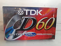 Аудіокасети TDK D 60 TYPE 1