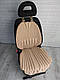 Ортопедичні біо накидки EKKOSEAT для сидіння на автомобільне крісло. Сіра, чорна, бежева., фото 3