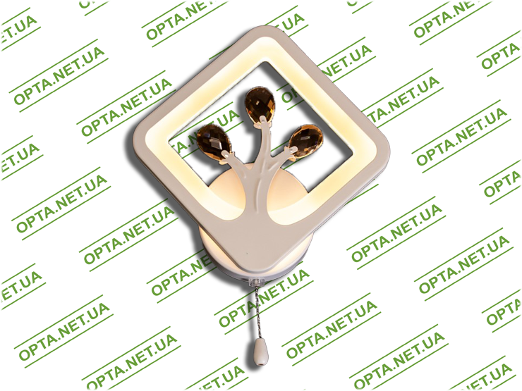 Світлодіодний світильник 8157/1BK (Чорний) 20W, фото 1