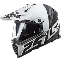Шлем LS2 MX436 PIONEER EVO EVOLVE WHITE MATT BLACK LS2 MX436 WHITE MATT BLAC Шлем LS2 MX436 PIONEER EVO EVOLVE WHITE MATT BLACK