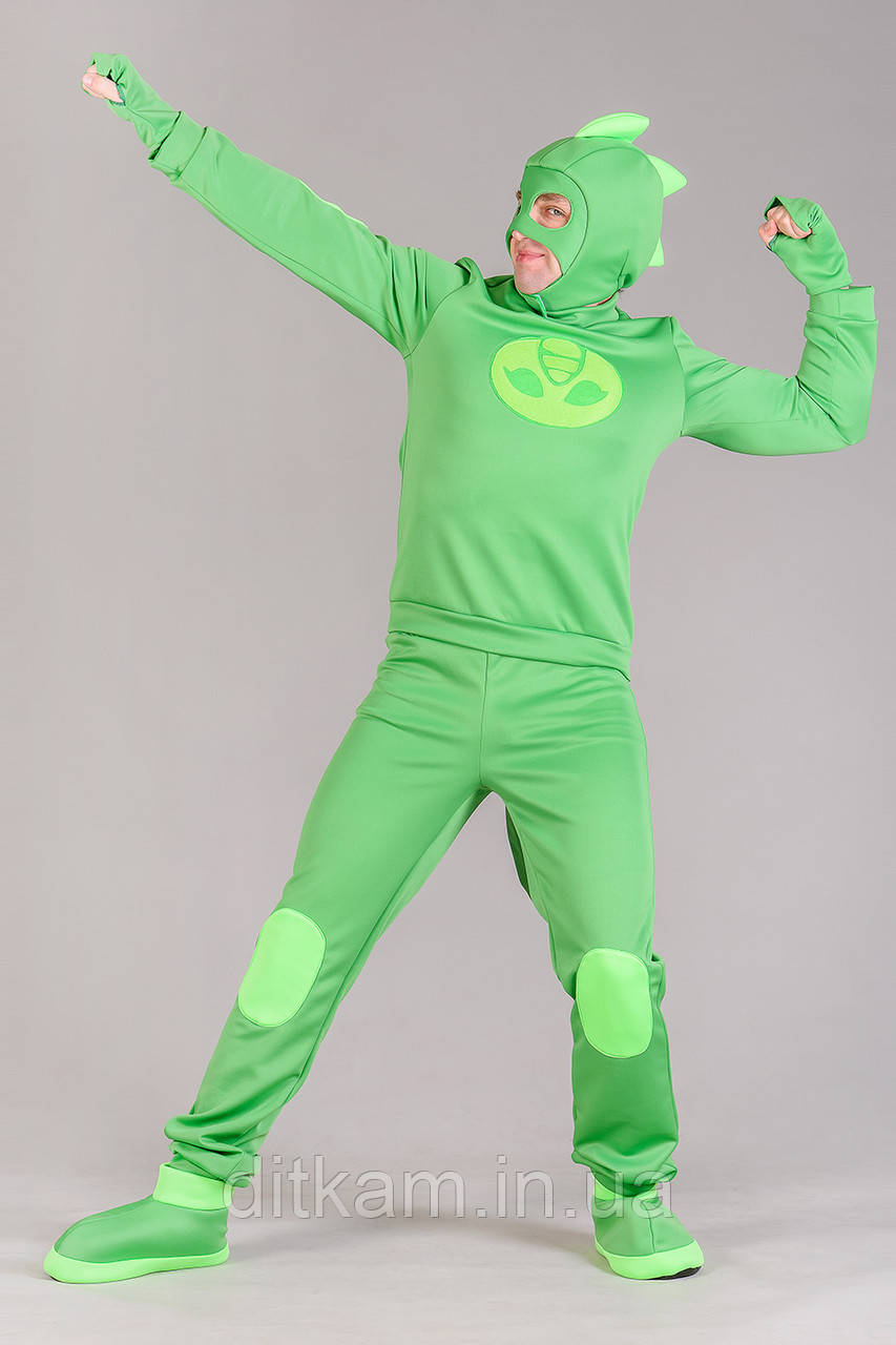 Карнавальний костюм для аніматорів Герої в масках Гекко, фото 1