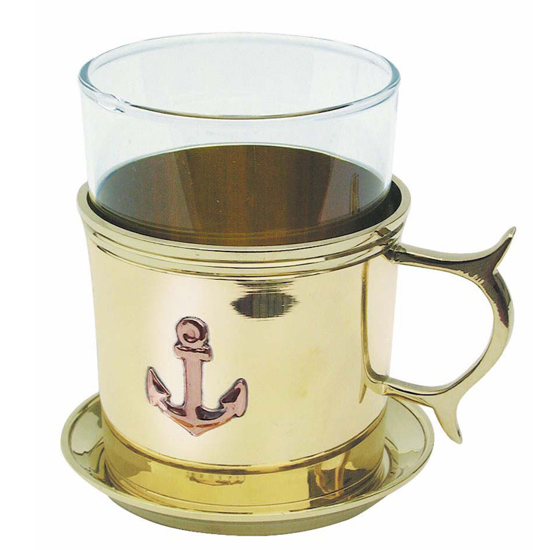 Морський сувенір підсклянник Sea Club, h-9,5 см, фото 1