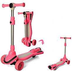 СЕРАКАТ SCOOTER "РАКЕТА" З ТУРБІnaМИ, JR 3-060-26, музика, світло, дим, USB-зарядка