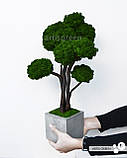 Дерево бонсай зі стабілізованого скандинавського моху від Artis Green, топіарій 50 cm, фото 3