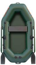 Надувна лодка Колібри К-220T(S) 1 місцева ПВХ 850 г/м² для риболовлі та відпочинку вага 12.5 кг вантажопідйомність 160 кг