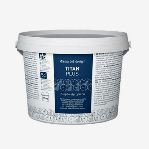 Клей для пінополістиролу TITAN Plus 4 кг