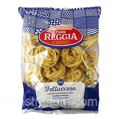 Макарони Реджія №614 Фетучіні Reggia fettuccine 500g 24шт/ящ (Код: 00-00005525)