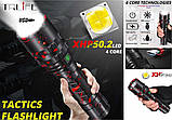 Далекобійний ліхтар XHP50 + Акумулятор 5000mAh TRLIFE Red-Black Camo Edition (1800LM, 1000м, USB, 26650), фото 2