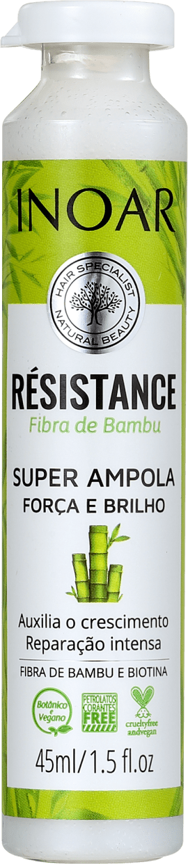 Ампула Inoar Résistance Bamboo Fiber для ламінування волосся, 45 мл