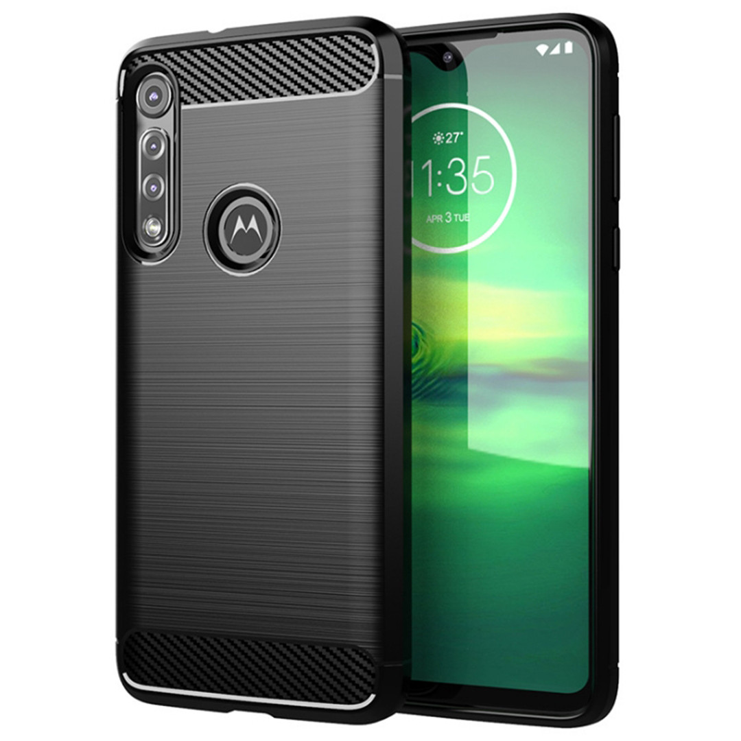 Протиударний чохол для Motorola Moto G8 Play (XT2015-2) | Rugged Carbon | чорний
