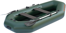 Човен надувний Колібрі з пвх К-260Т(S) 2 місцевий Kolibri слань-килимок