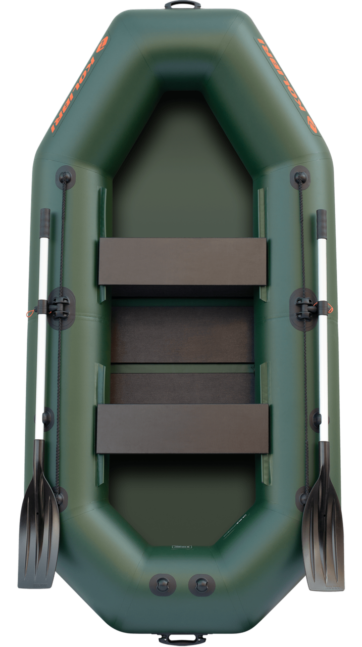 Човен надувний Колібрі з пвх К-260Т(S) 2 місцевий без настилу Kolibri