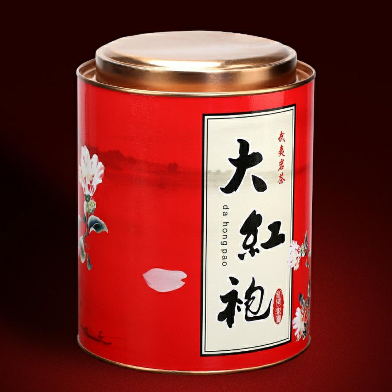 Елітний чай улун Да Хун Пао (Великий червоний халат) Преміум у червоній бляшанці 500 г, Дахунпао з гір Уї