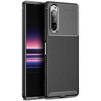 Чохол Carbon Case для Sony Xperia 5 Black