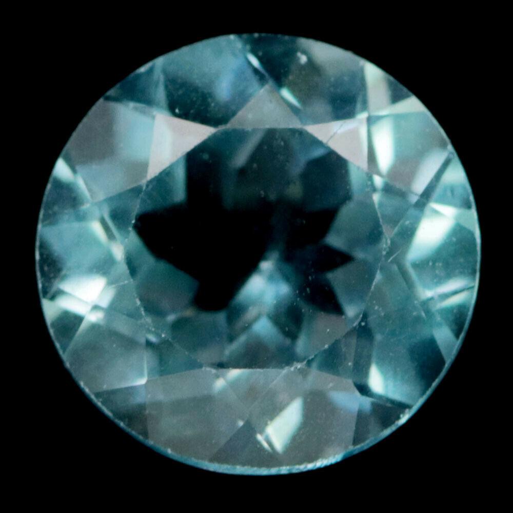3.28 карат Природний блакитний топаз Бразилії 9 мм