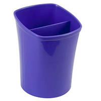 Стакан для ручок квадратний ZiBi фіолетовий (ZB.3001-07)