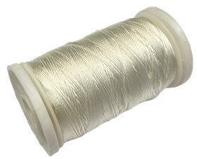 Нитка поліестер для ручного шиття і рукоділля dtex 233/3 колір Білий