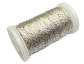 Нитка поліестер для ручного шиття і рукоділля dtex 233/3 колір Світло-сірий 2353