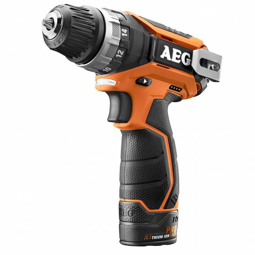 Акумуляторний ударний дриль-шуруповерт AEG BSB12C2 Li-KIT2B