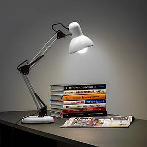 Настільний світильник ЕВРОСВЕТ Ridy-027 E27 біла (000056708), фото 3