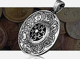 Амулет багатства від сліпої ясновидкої Баби Ніни на шию сріблястий ⁇ амулети на багатство, фото 2