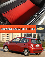 ЕВА коврик в багажник Шевроле Авео Т255 2008-2011. EVA ковер багажника на Chevrolet Aveo T255