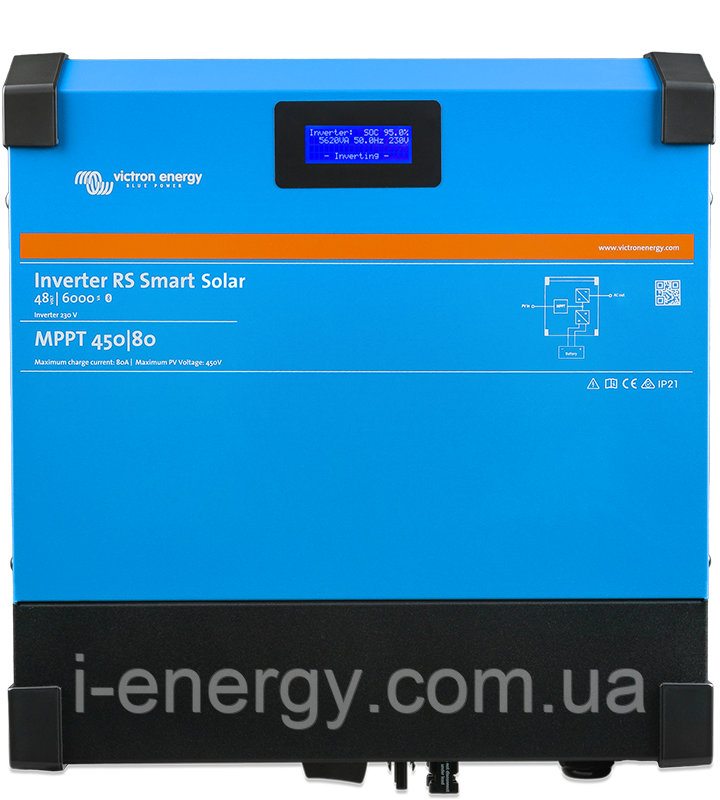 Інвертор Inverter RS 48/6000 230V Smart Solar PIN482601000 Victron Energy 48В 6000ВА 230В