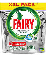 Капсулы для посудомойки Fairy Platinum All in 1 -70 шт.