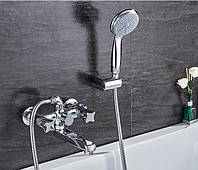 Змішувач для ванни Lamber 17545 c коротким носом поворотним