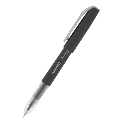 Ручка гелева Axent Autographe AG1007-01-A, 0.5 мм, чорна