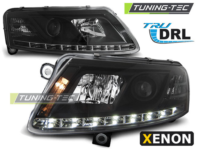Передні фари Audi A6 C6 (04-08) тюнінг Led оптика