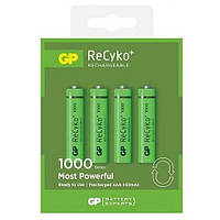 Акумулятори AAA GP ReCyko 1000 mAh, 4 шт.