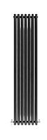 Радиатор дизайнерский вертикальный MATERA II 7/1800 Черный матовый 1800*530
