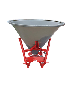 Розкидач мінеральних добрив пластиковий навісний Jar-Met 500 л